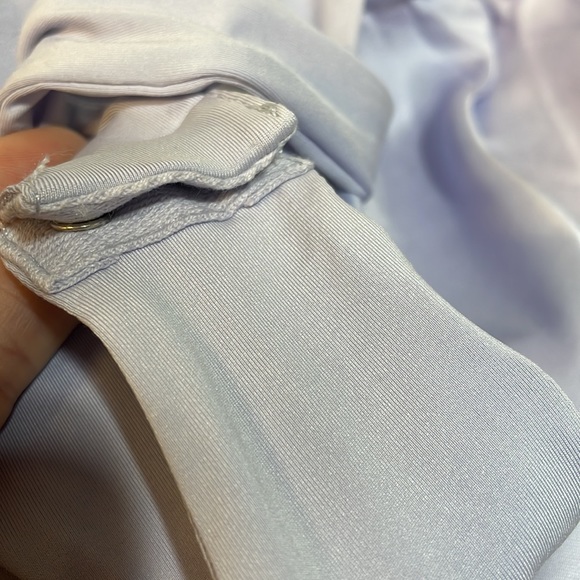 NWT (S)or(M) ASTR THE LABEL periwinkle lilac eyelash lotus lace thong bodysuit - Picture 7 of 11